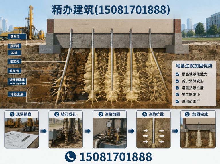 丛台区回填土下沉注浆展示图