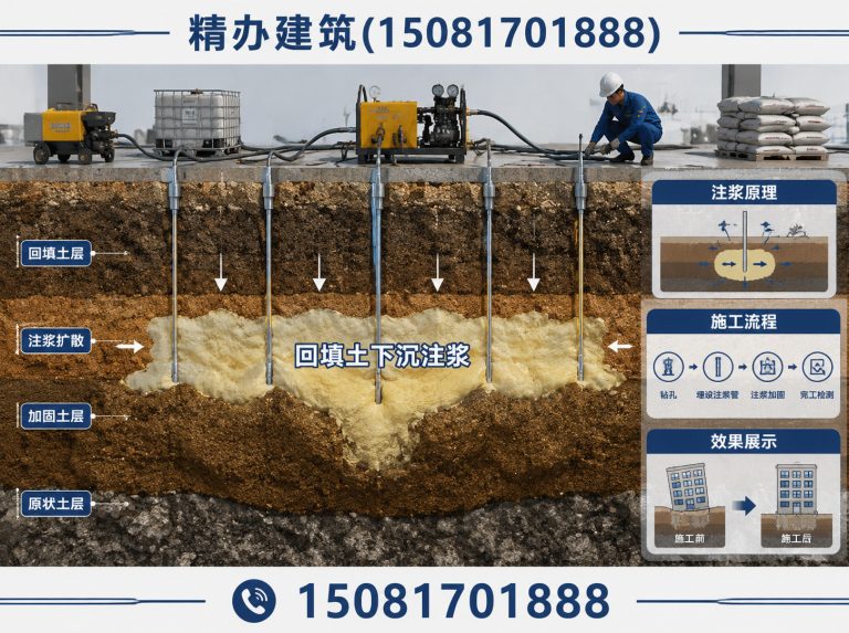 丛台区路基沉降注浆加固展示图